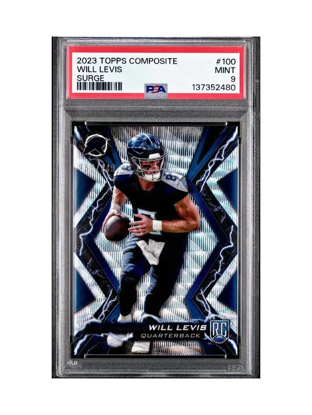 Will Levis 2023 Topps Resurgence Rookie #100 Surge 153/249 PSA 9 Mint